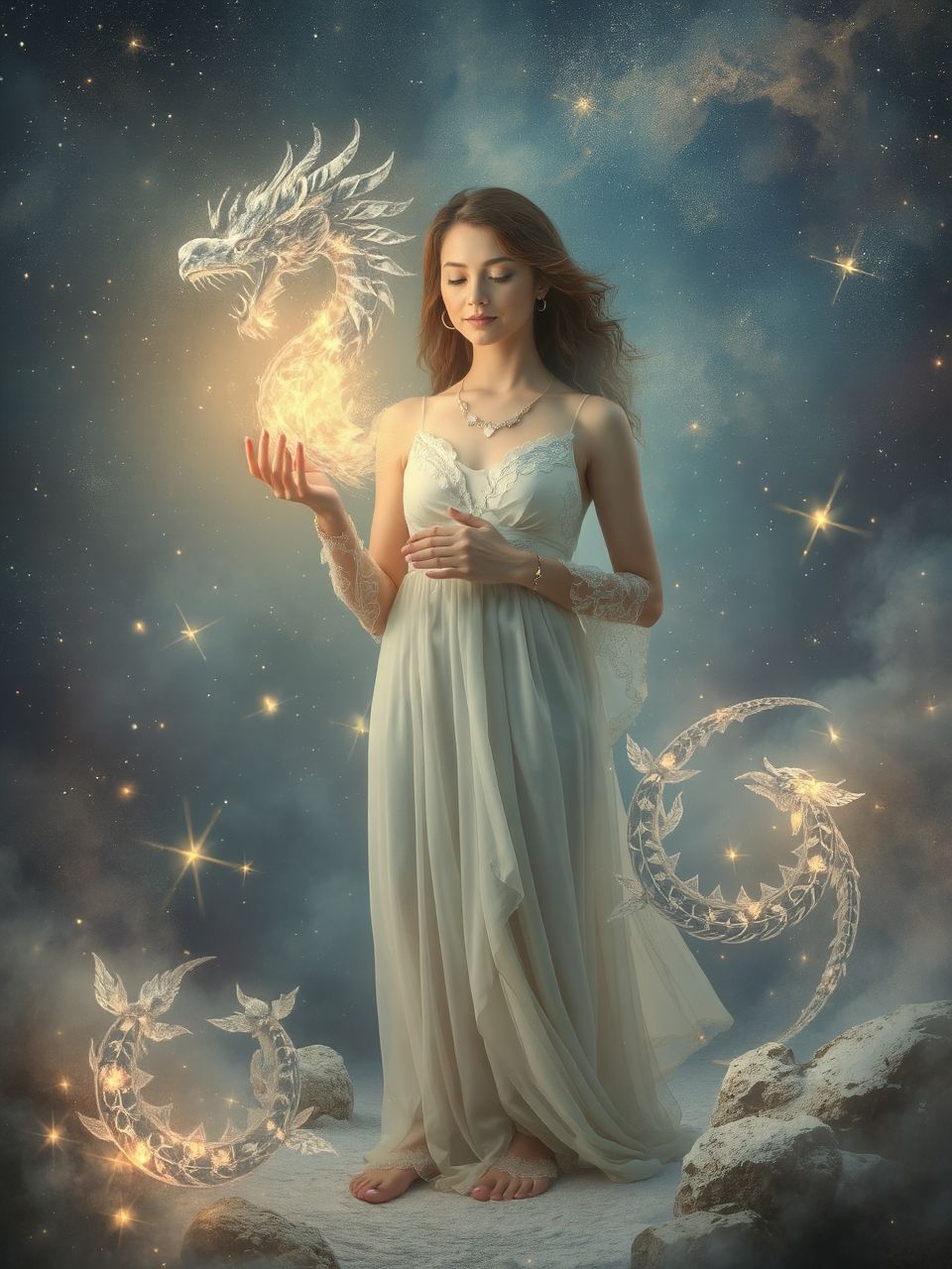 A Fém Sárkány karmája az erő és bölcsesség fejlesztése.