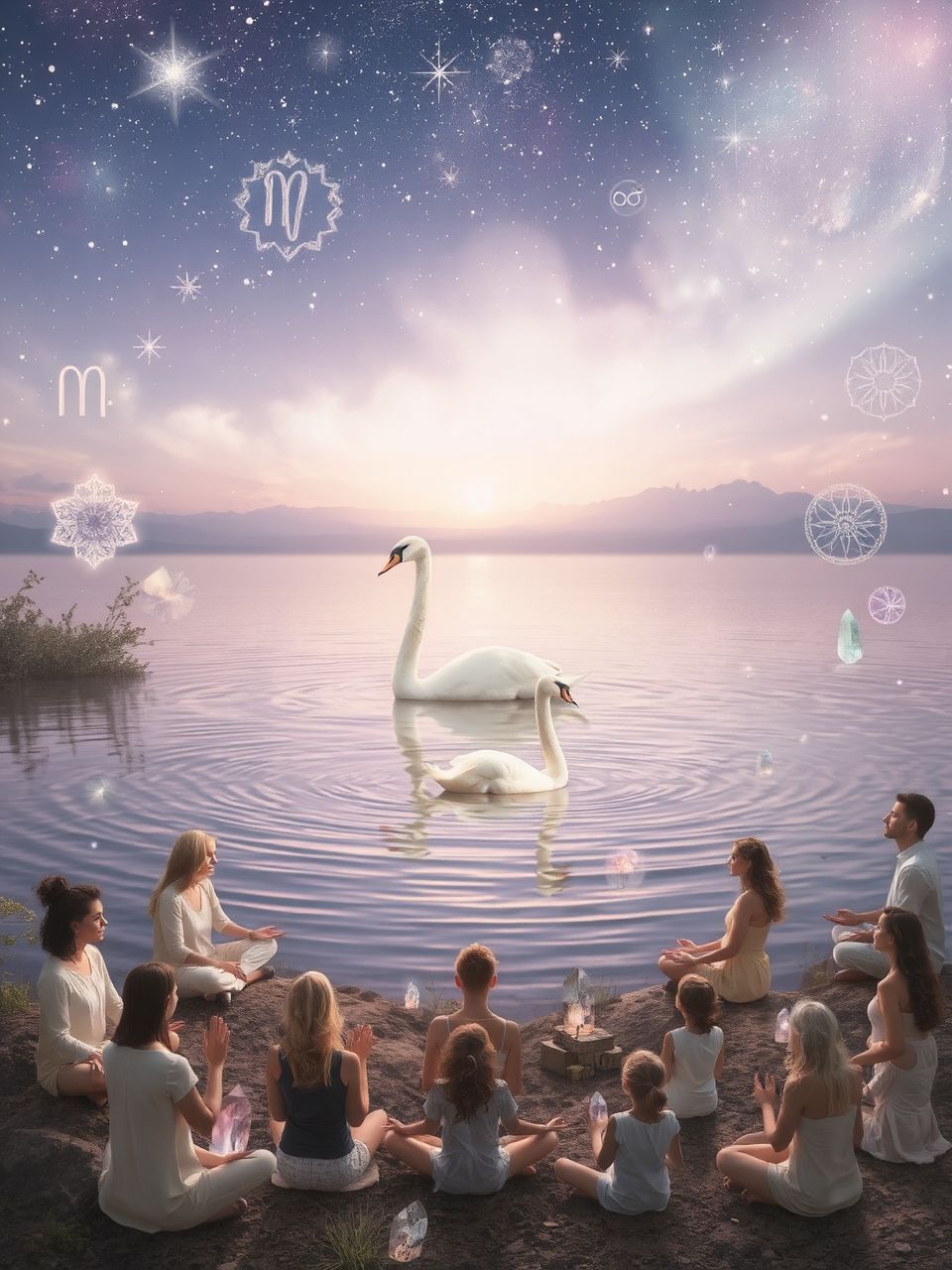 A hattyú az intuíció és a sors szimbóluma.