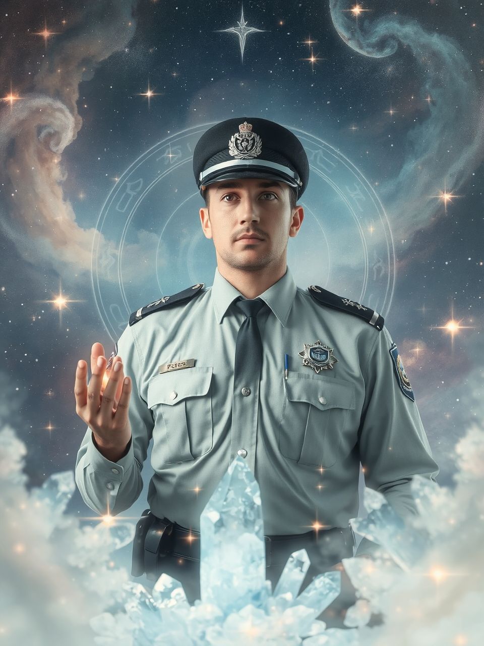 A rendőr egyenruhája növeli a közbizalom érzését.