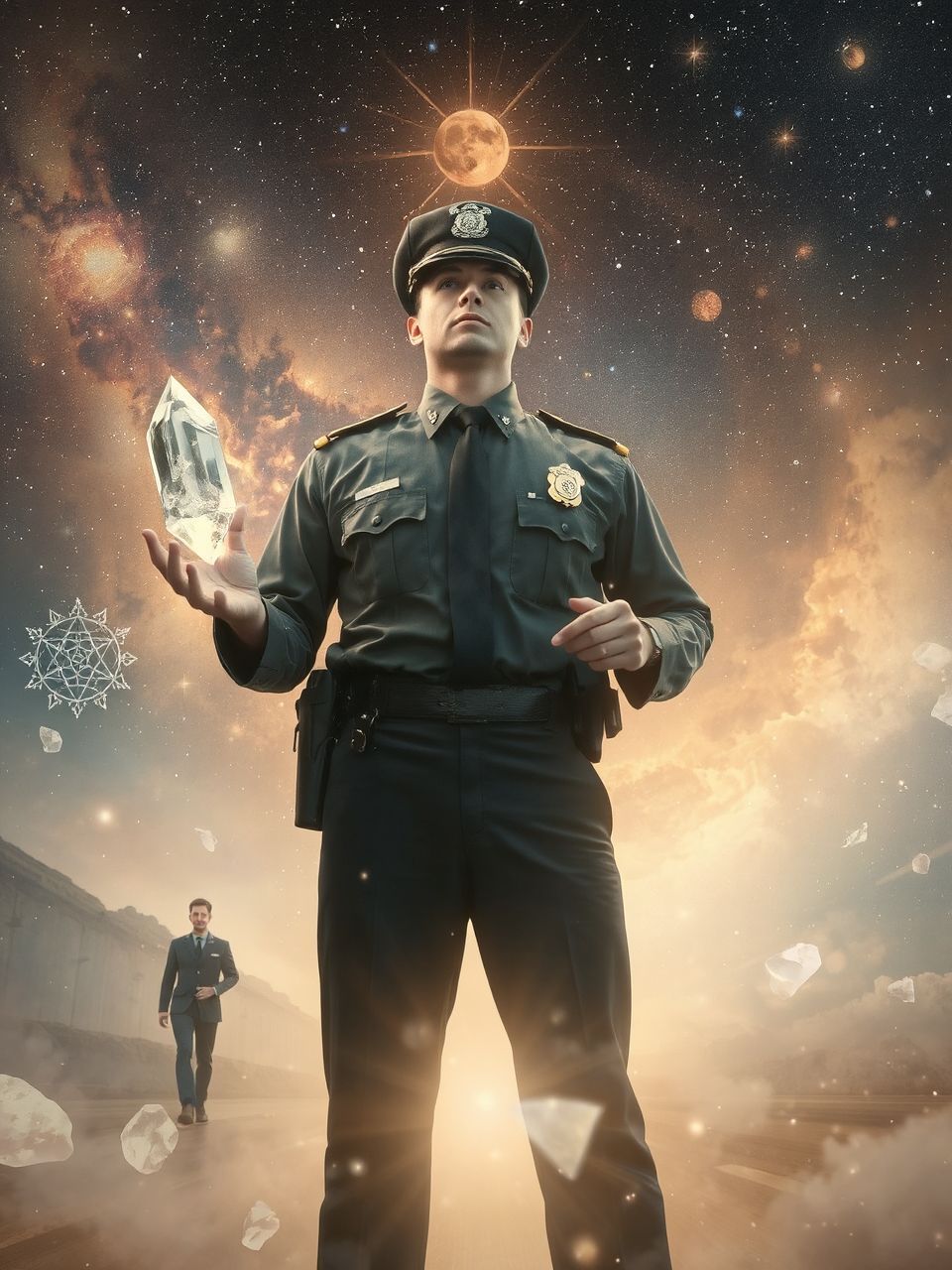A rendőr az álomban biztonságot és irányt nyújt.