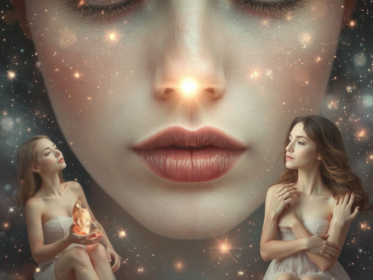 Az ajak alatti anyajegy az ambíciókat tükrözi.