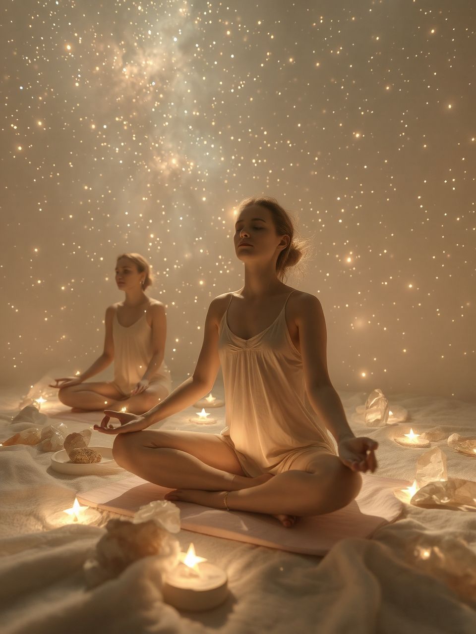 A mélyebb élményhez figyelj a légzésedre és érzéseidre.