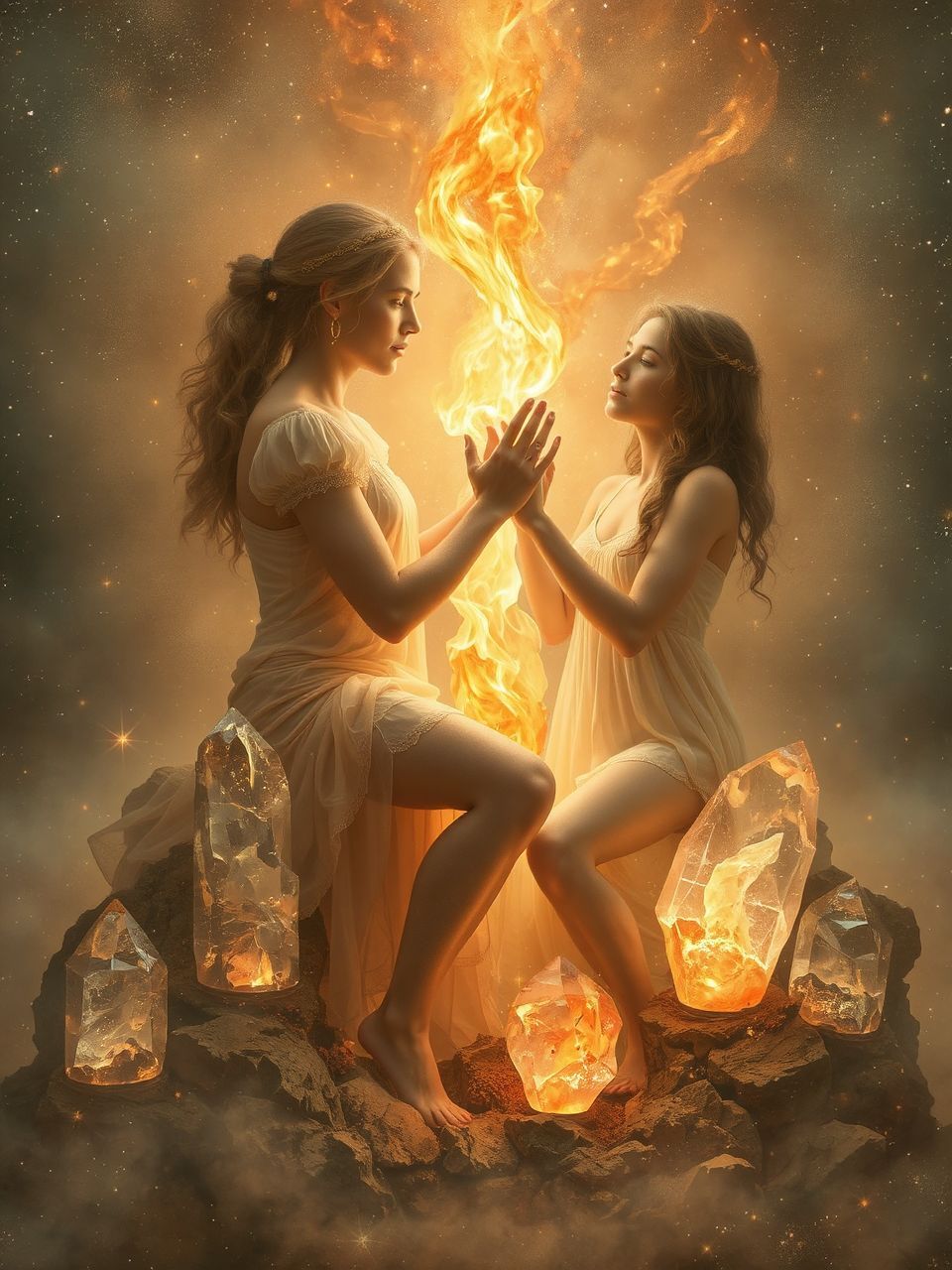 Hephaisztosz és Vulkán: a kovácsmesterség isteneinek párhuzama.