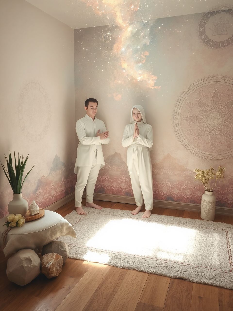 A minták és textúrák növelhetik a tér energetikai hatását.