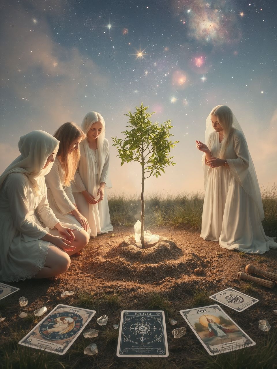 Az élet fája közös ültetése emlékeztet az összetartozásra.