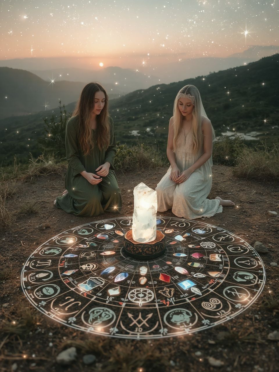 A kristályrácsok energetikai térképként segítik a manifesztációt.