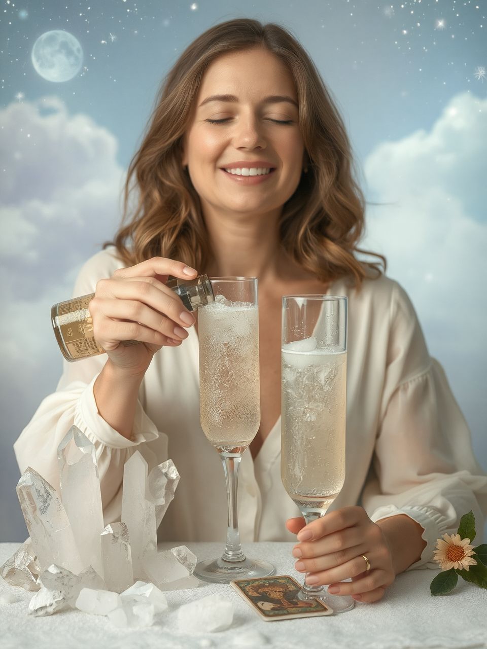 A cukor erősíti a pezsgő ízét és habzását.