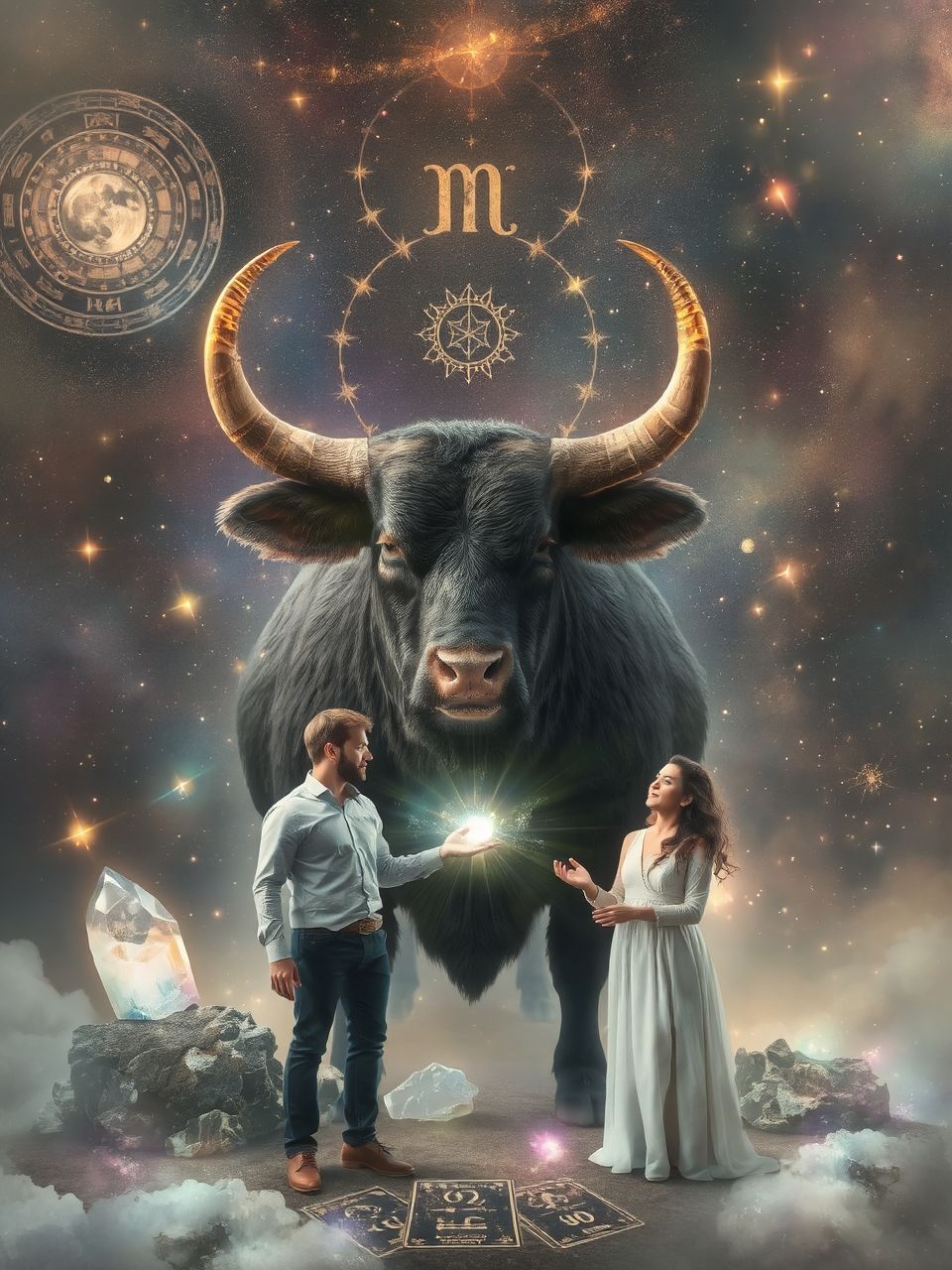 A fekete bika a sötét erőket és bátorságot jelképezi.