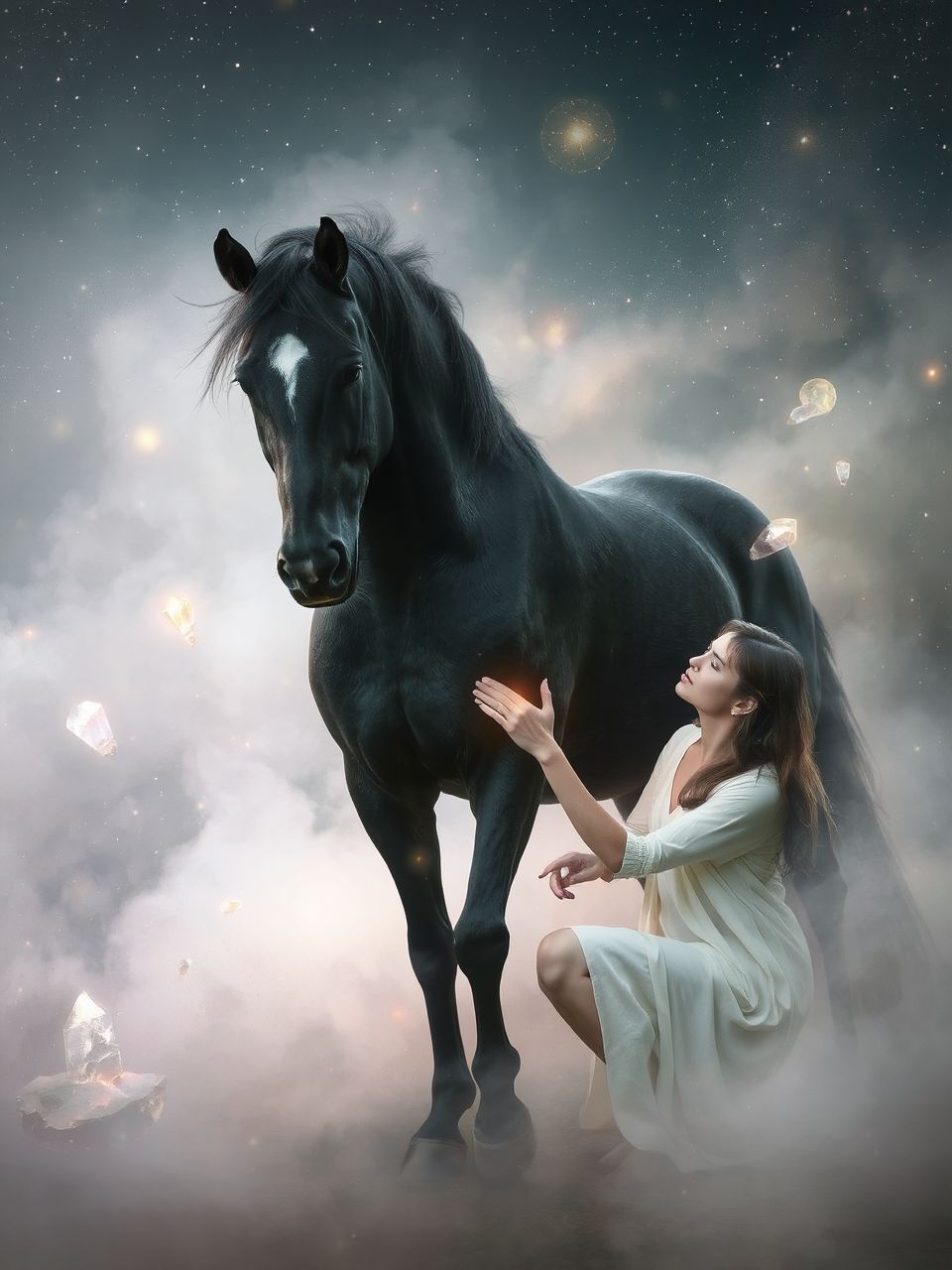 A fekete ló álma szimbolizálhatja a belső konfliktusokat.