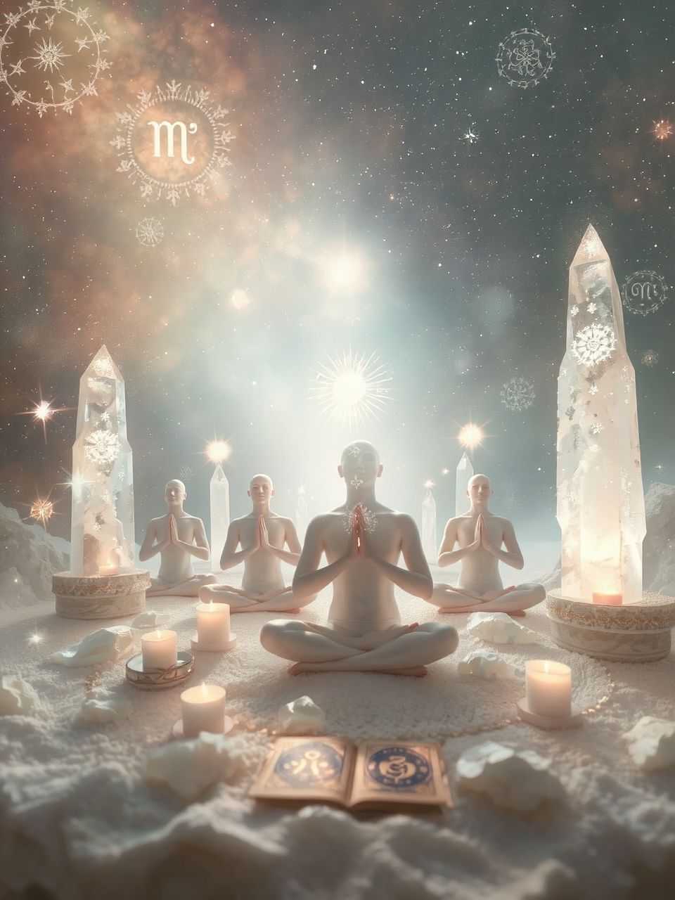 A fény szimbóluma erősíti a belső békét és védelmet.