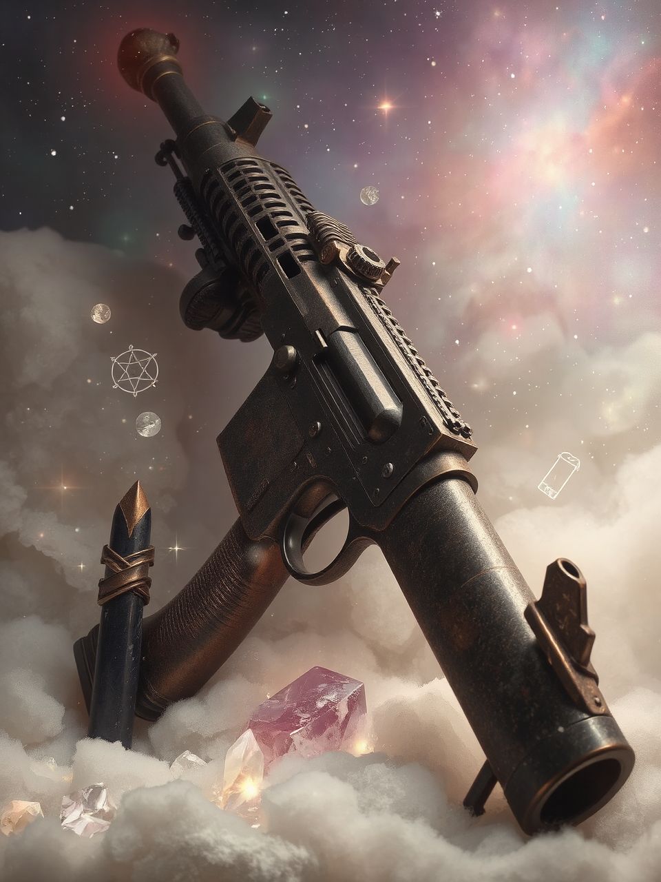 A gépfegyver a belső feszültségek külső kifejeződése.