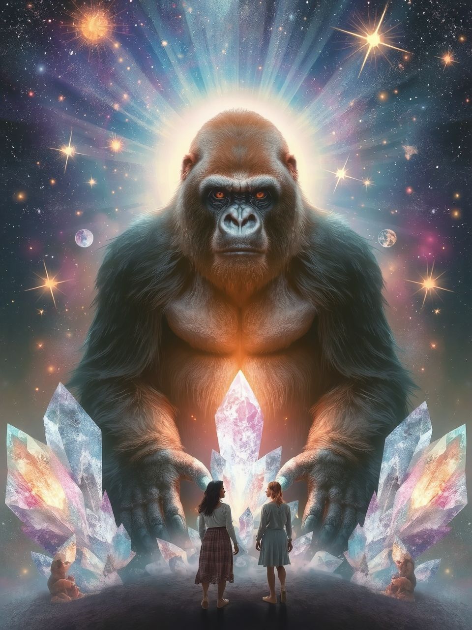 A gorilla a kreatív energia és az erő szimbóluma.