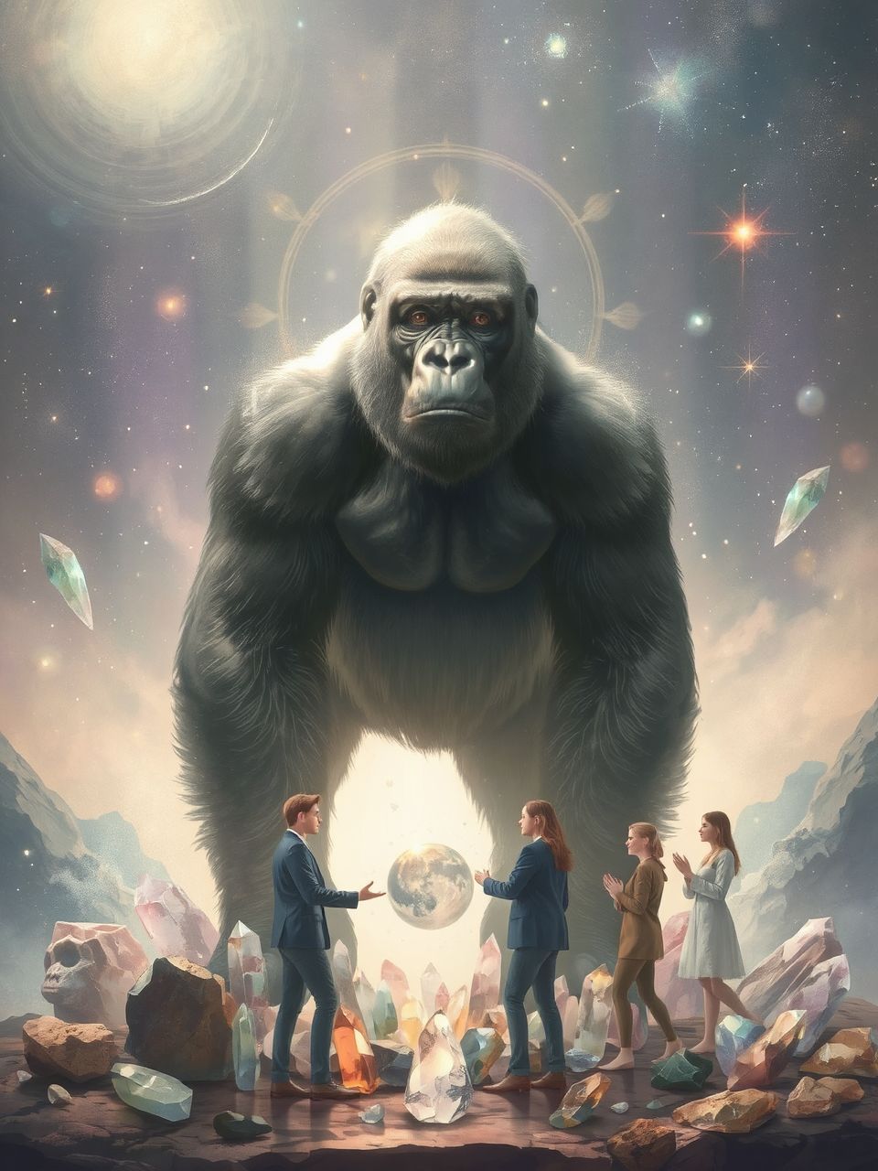 A gorilla az intuíció és a belső erő szimbóluma.