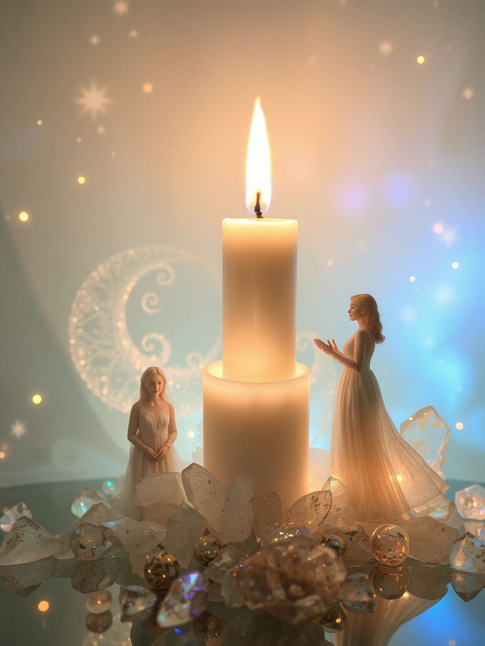 A gyertyaviasz az élet mulandóságát szimbolizálja.