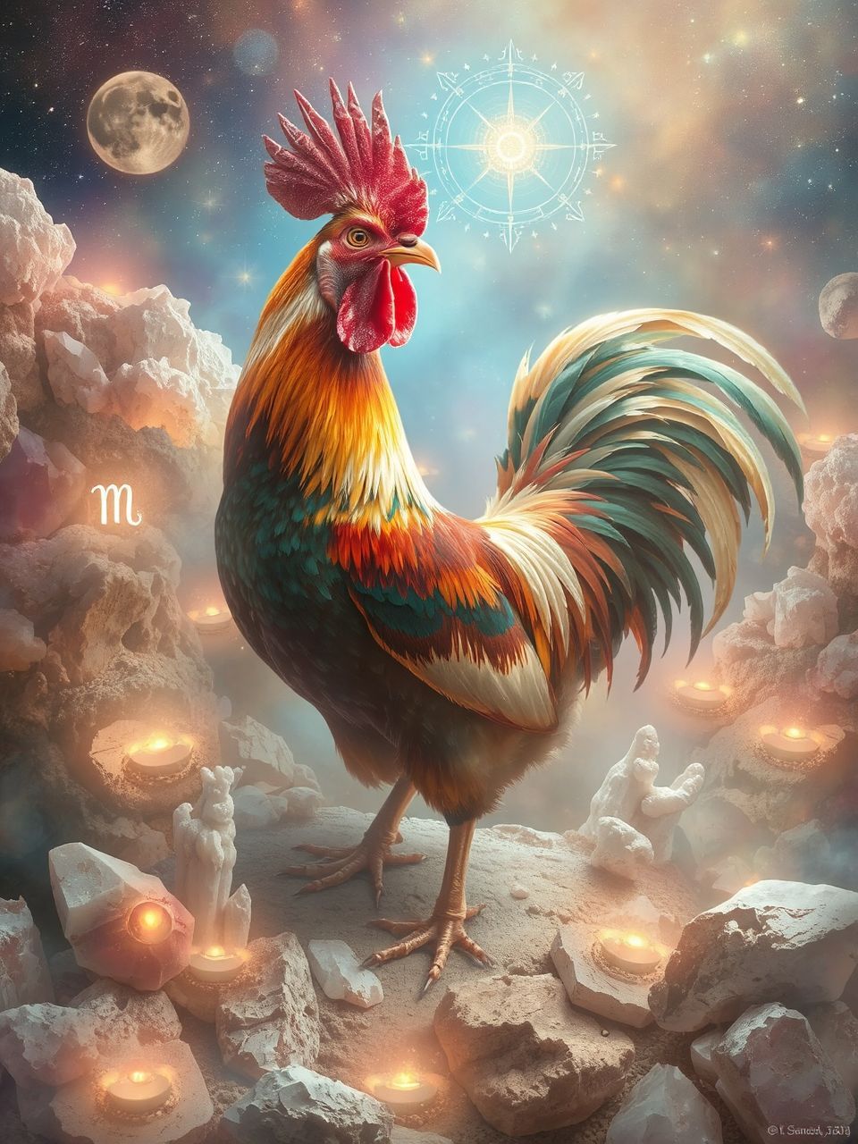 A kakas színei az érzelmek és változások szimbólumai.