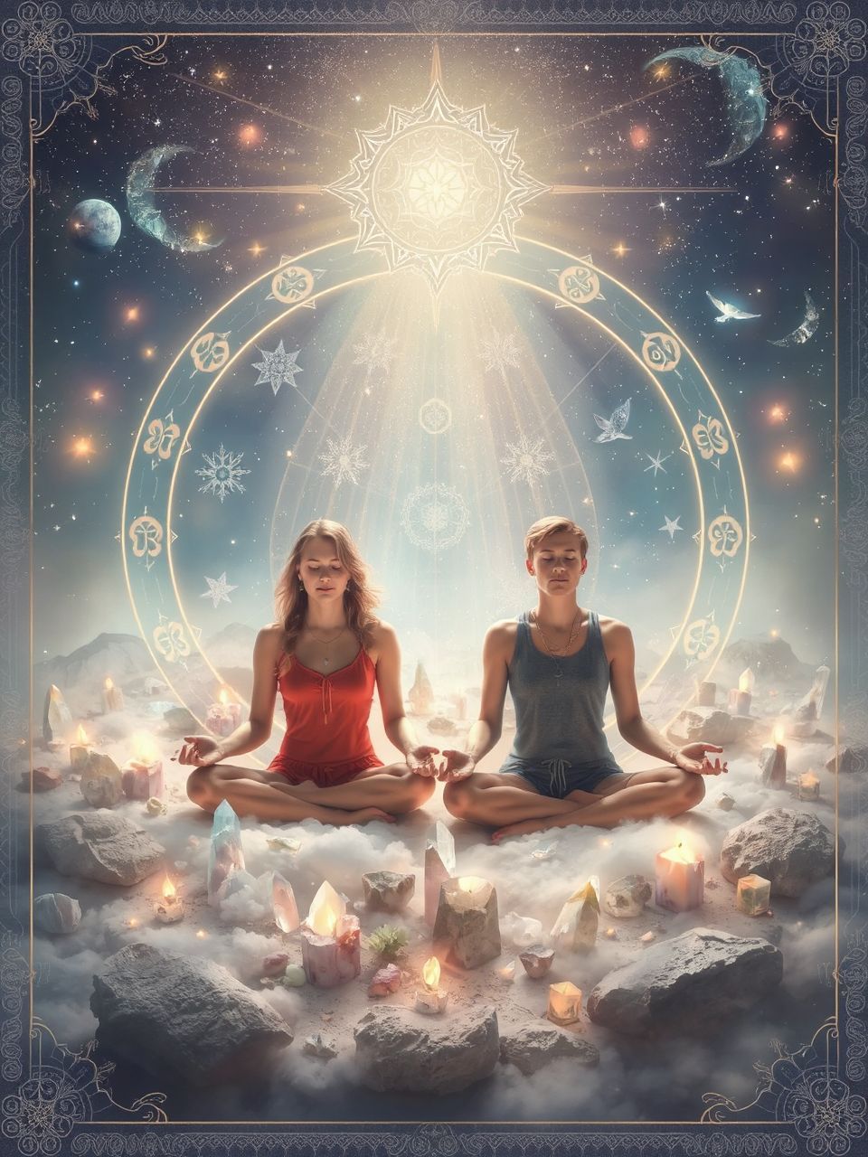 A közös meditáció csökkenti a stresszt és fokozza a közösség érzését.