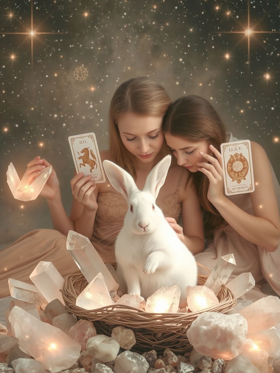 A nyúl a termékenység és a kapcsolat bonyolultságát szimbolizálja.