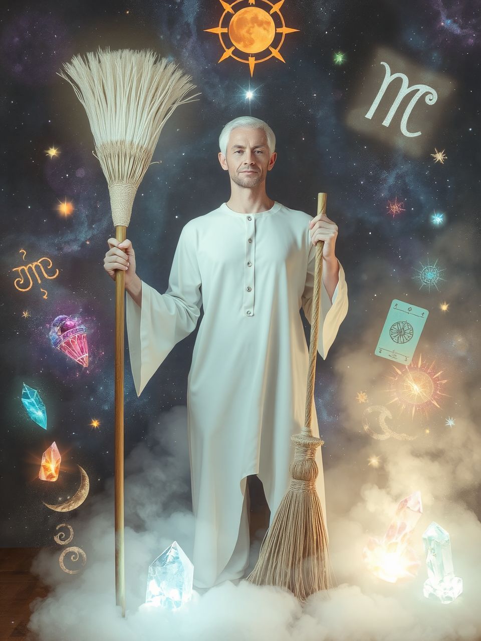 A seprű anyaga ősi védelmet nyújt a negatív energiák ellen.