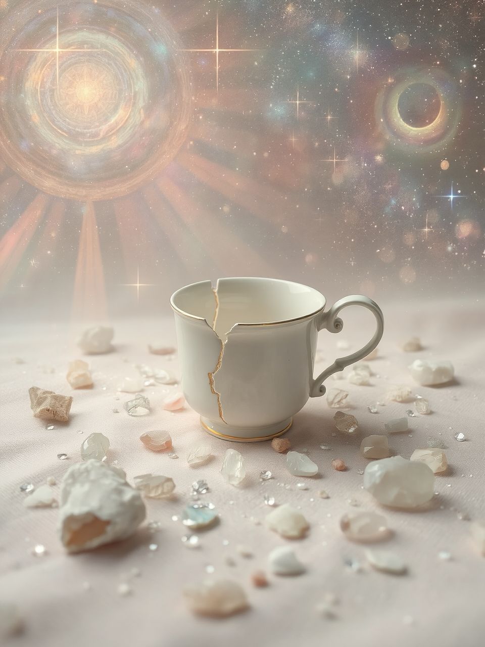 A törött csésze a bőség és a jólét jele.