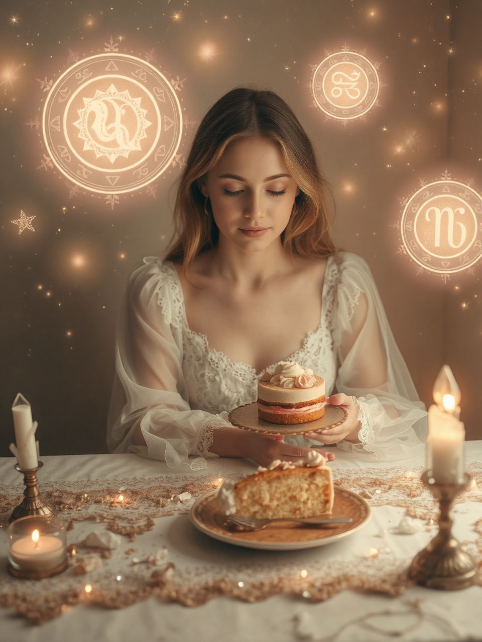 A tortaszelet bűntudatot jelezhet fennhéjázás esetén.