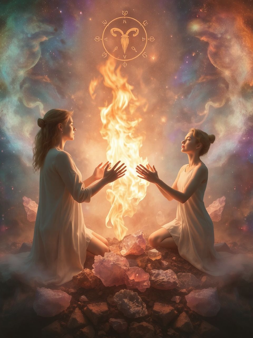 A tűz jelképezi a szenvedélyeket és a transformációt.