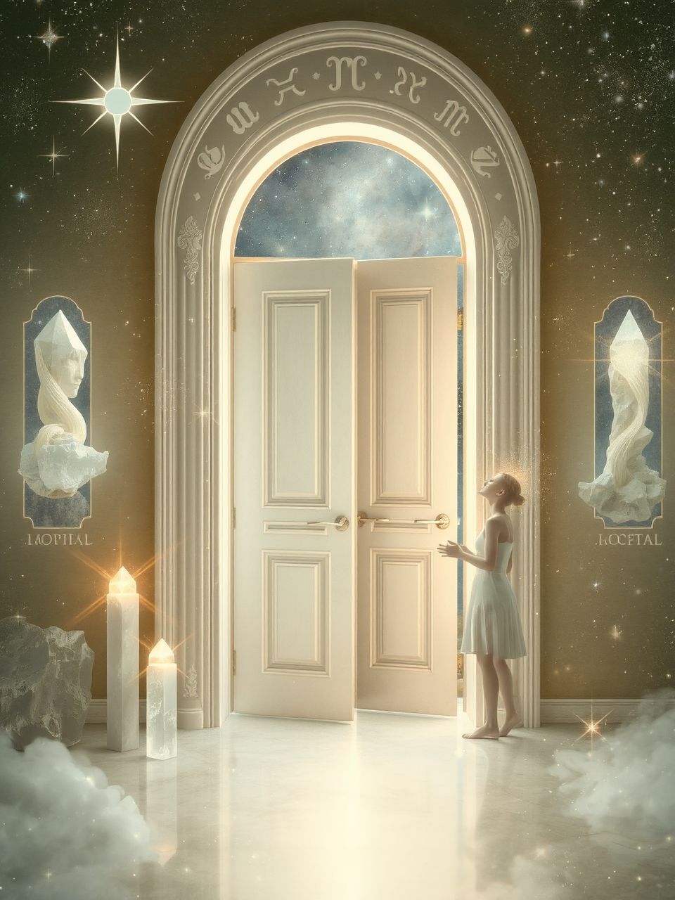 Az ajtók védik a belső tér energiáját.