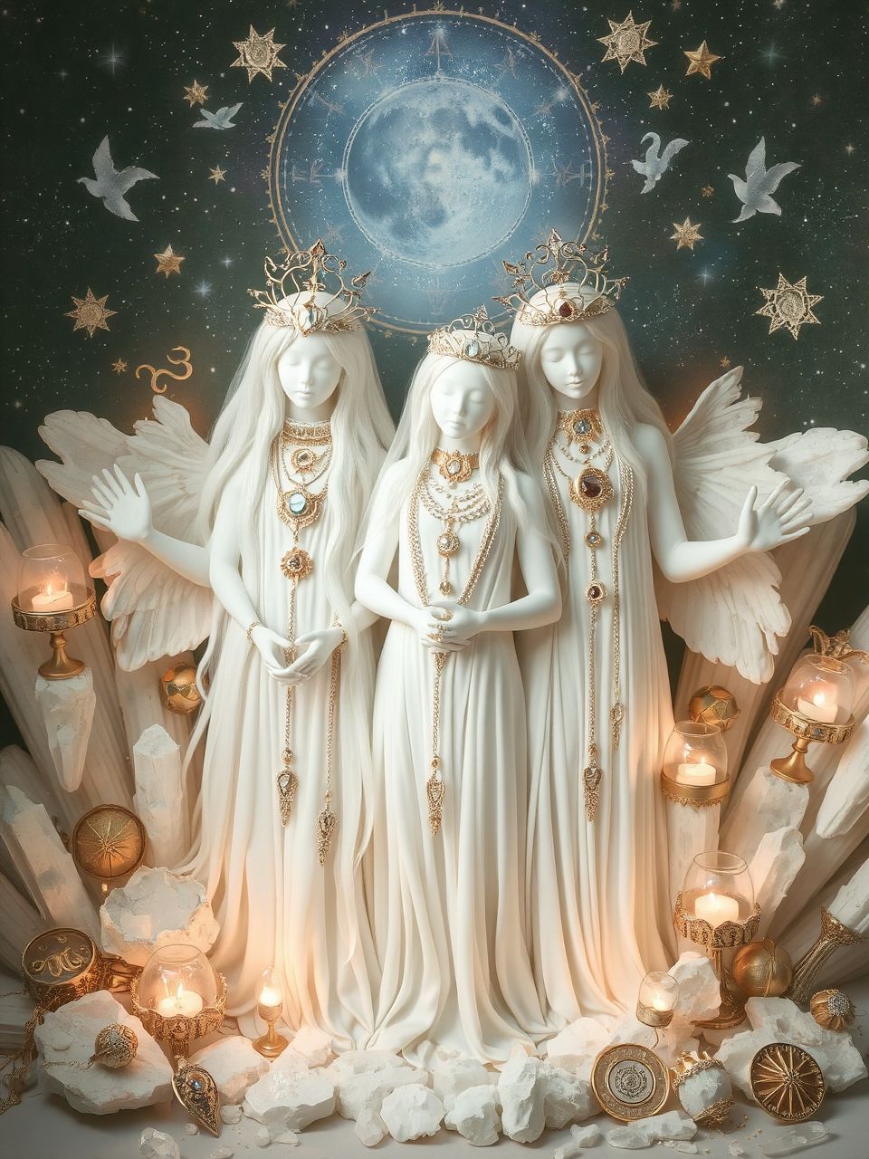 Az arany és ezüst a gazdagság szimbólumai.