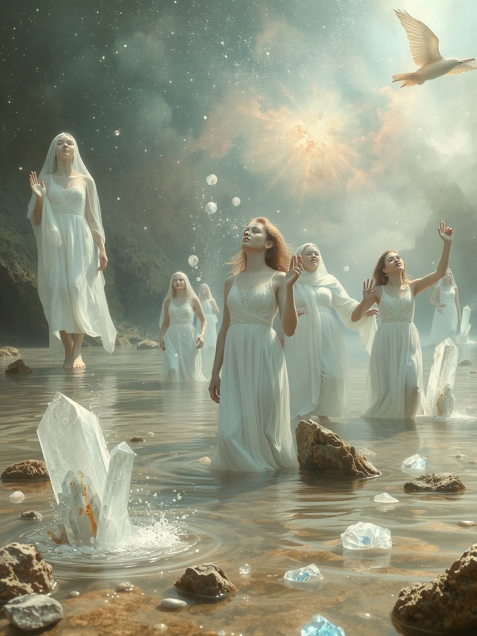 Az árvíz szimbolizálhatja a feszültségek felszínre törését.