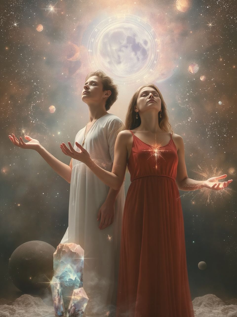 Az égi fény tükrözi belső világunk szépségét.