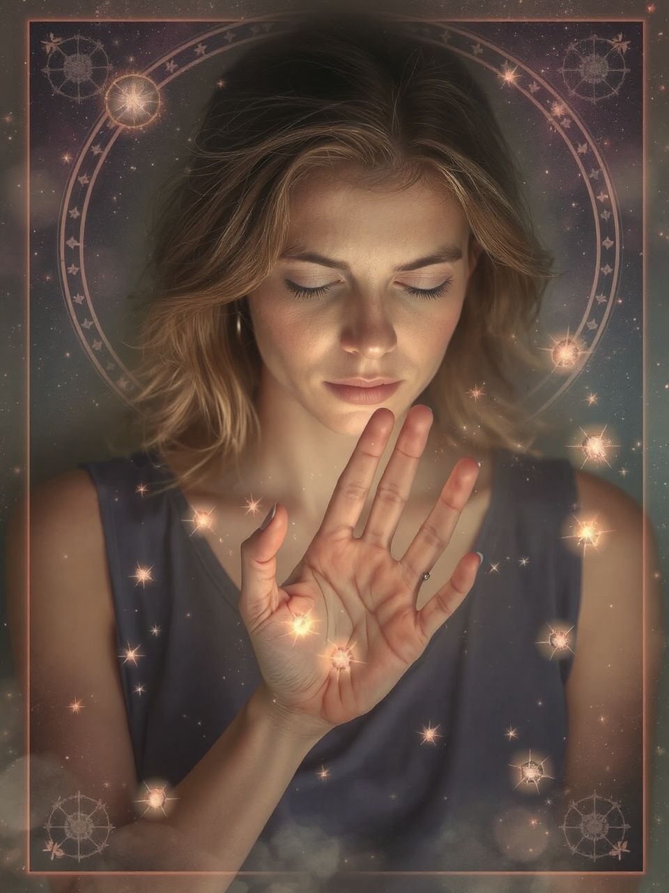 Az életvonal hossza a kihívásokkal teli életet jelezheti.