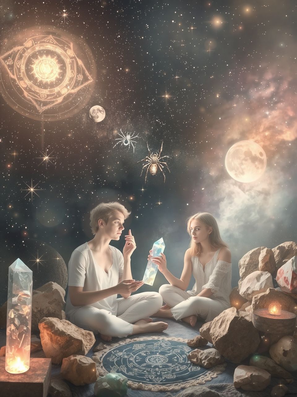 A pók megjelenése jelezheti a közelgő változást.