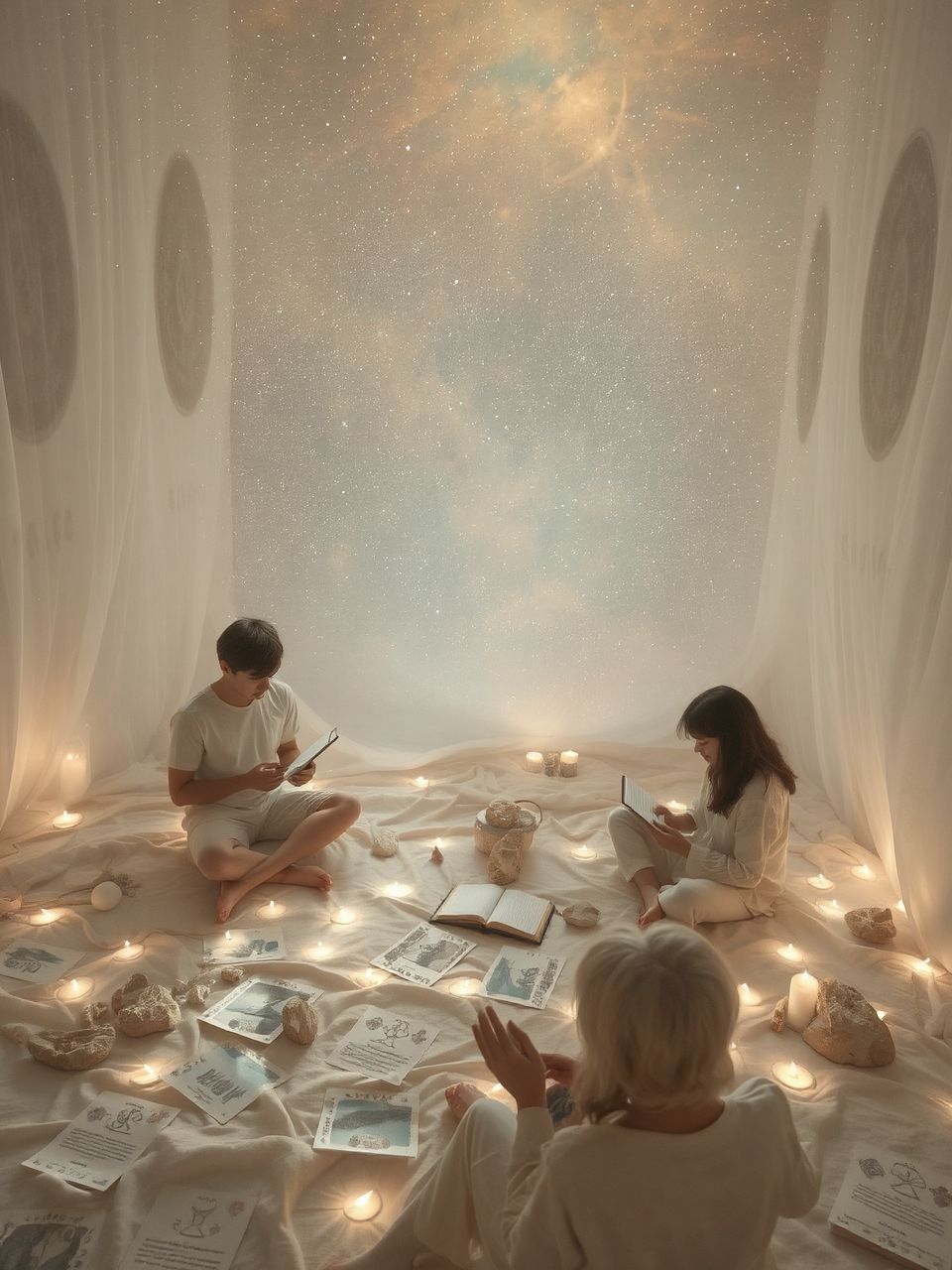 A csend és a nyugalom segíti az intuitív írást.