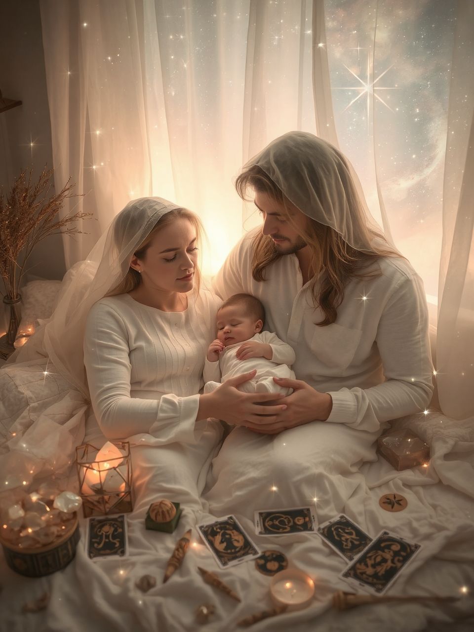 Az energetikai takaró nyugalmat és védelmet nyújt a babának.