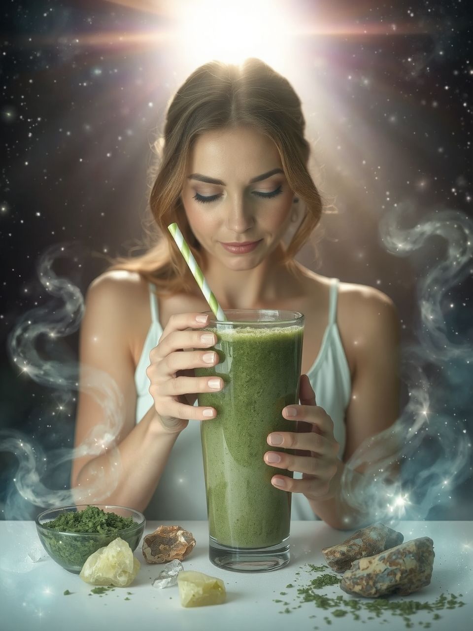 A spirulina turmixokban és salátákban remekül funkcionál.