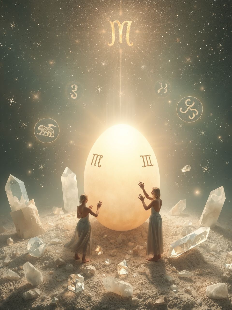 A tojás az új kezdetek és önmegvalósítás szimbóluma.