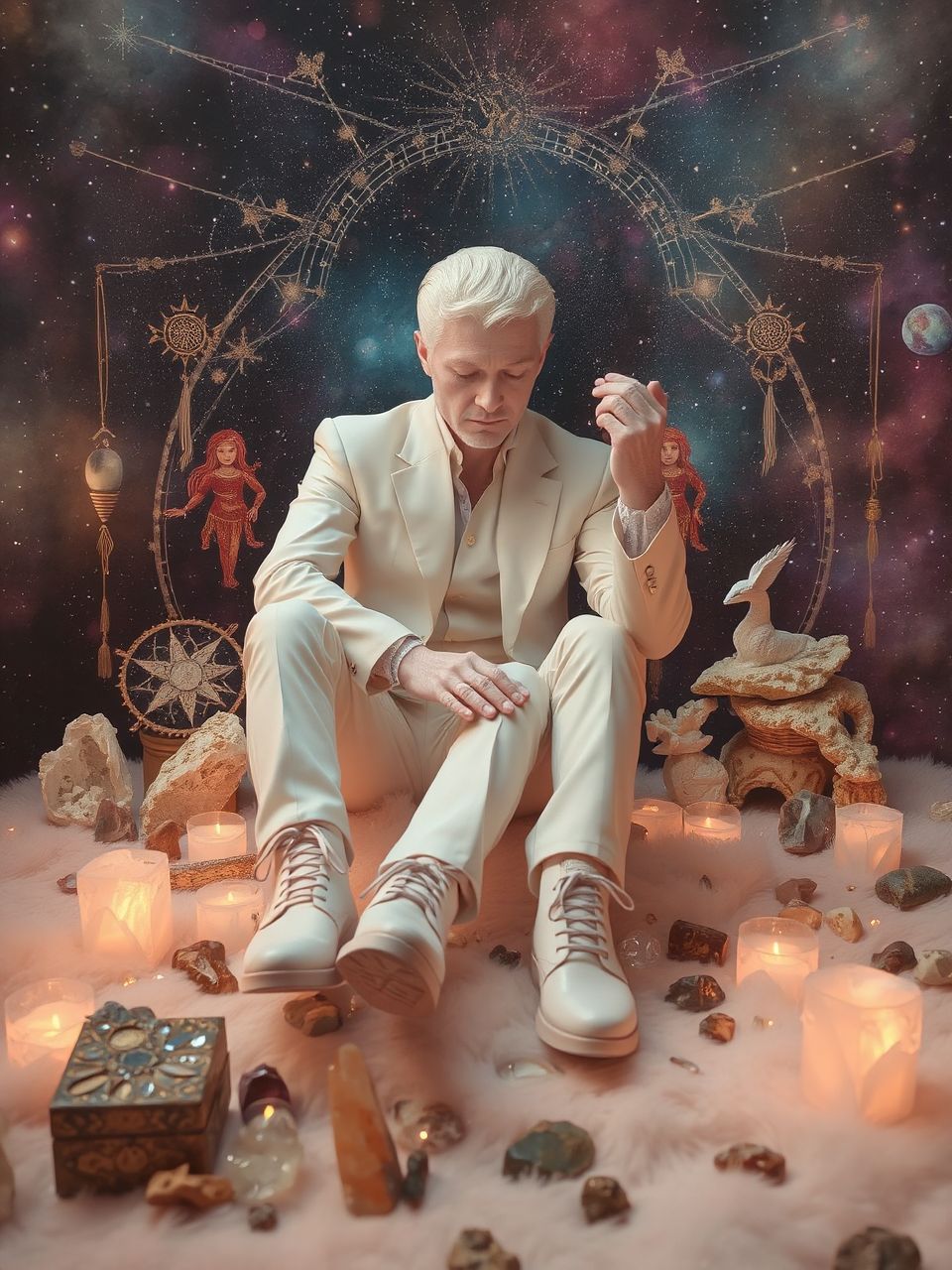 A cipők szimbolizálják a férfiasság különböző aspektusait.