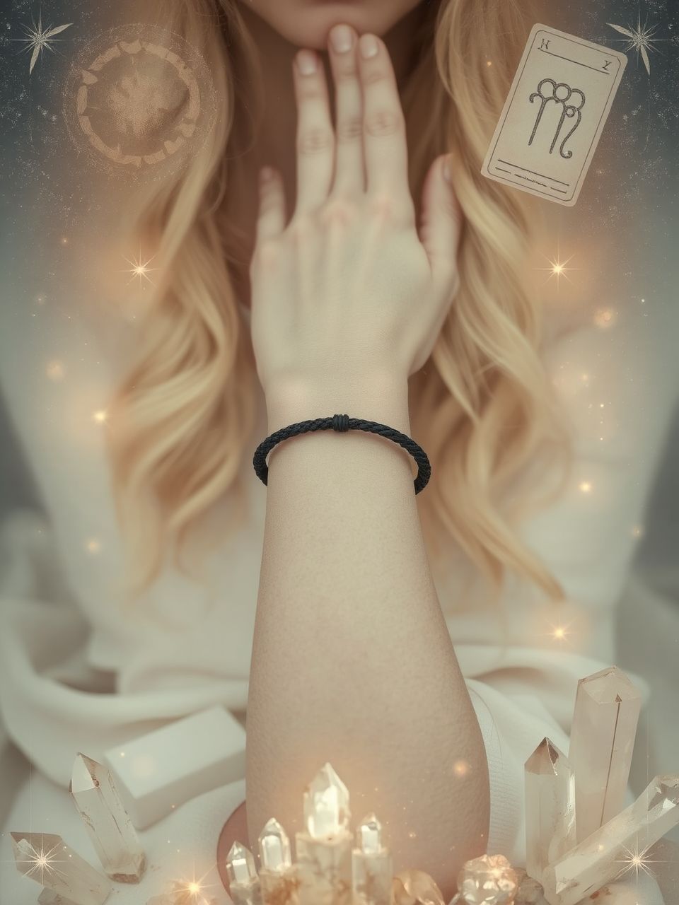 A fekete cérna a negatív energiáktól védelmez.