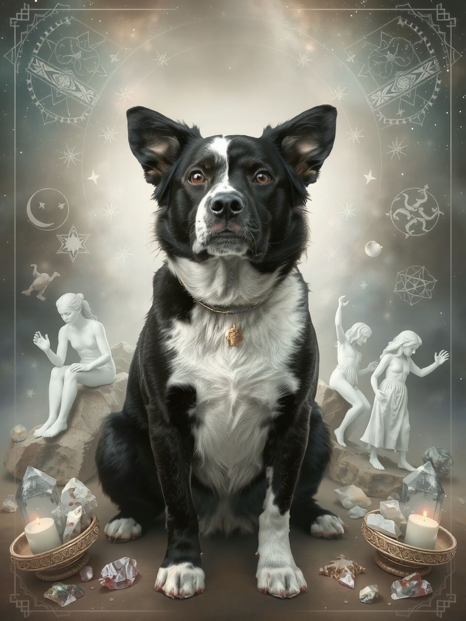 A kutyák színei a belső érzelmi állapotokat tükrözik.