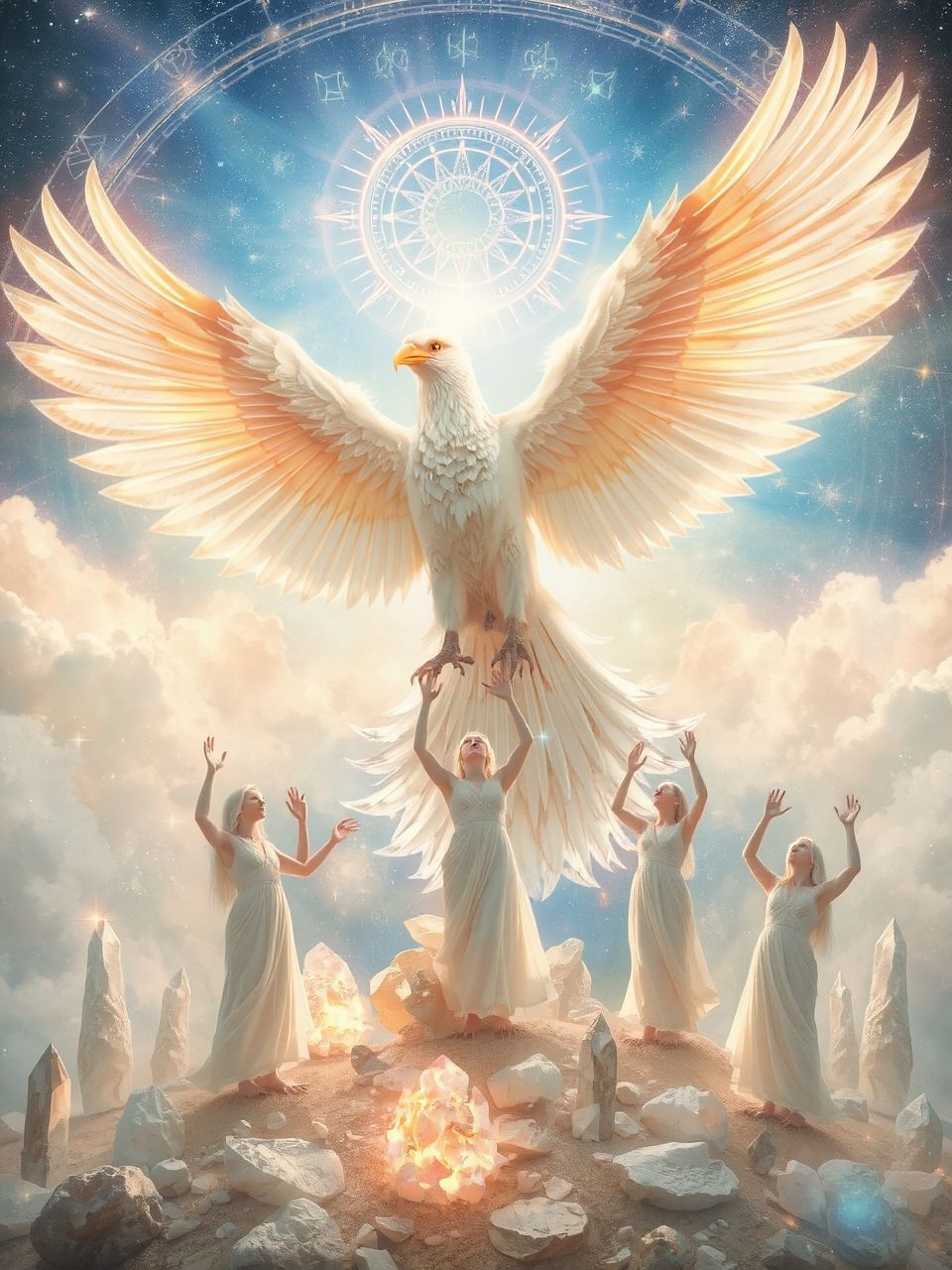 A főnix a megújulás és az élet ciklusát jelképezi.