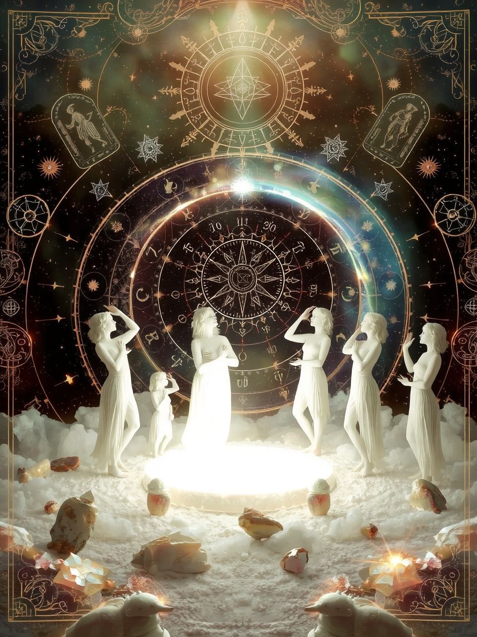 A gyűrű vonala a kapcsolatok mélységét jelzi.