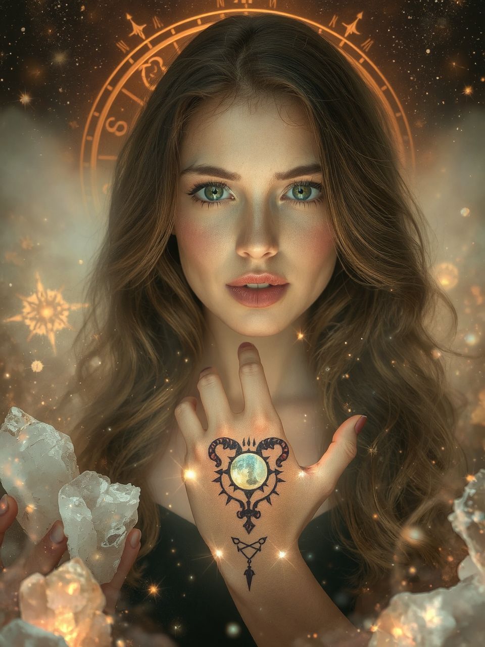 A hamsza kéz a női erőt és védelmet szimbolizálja.