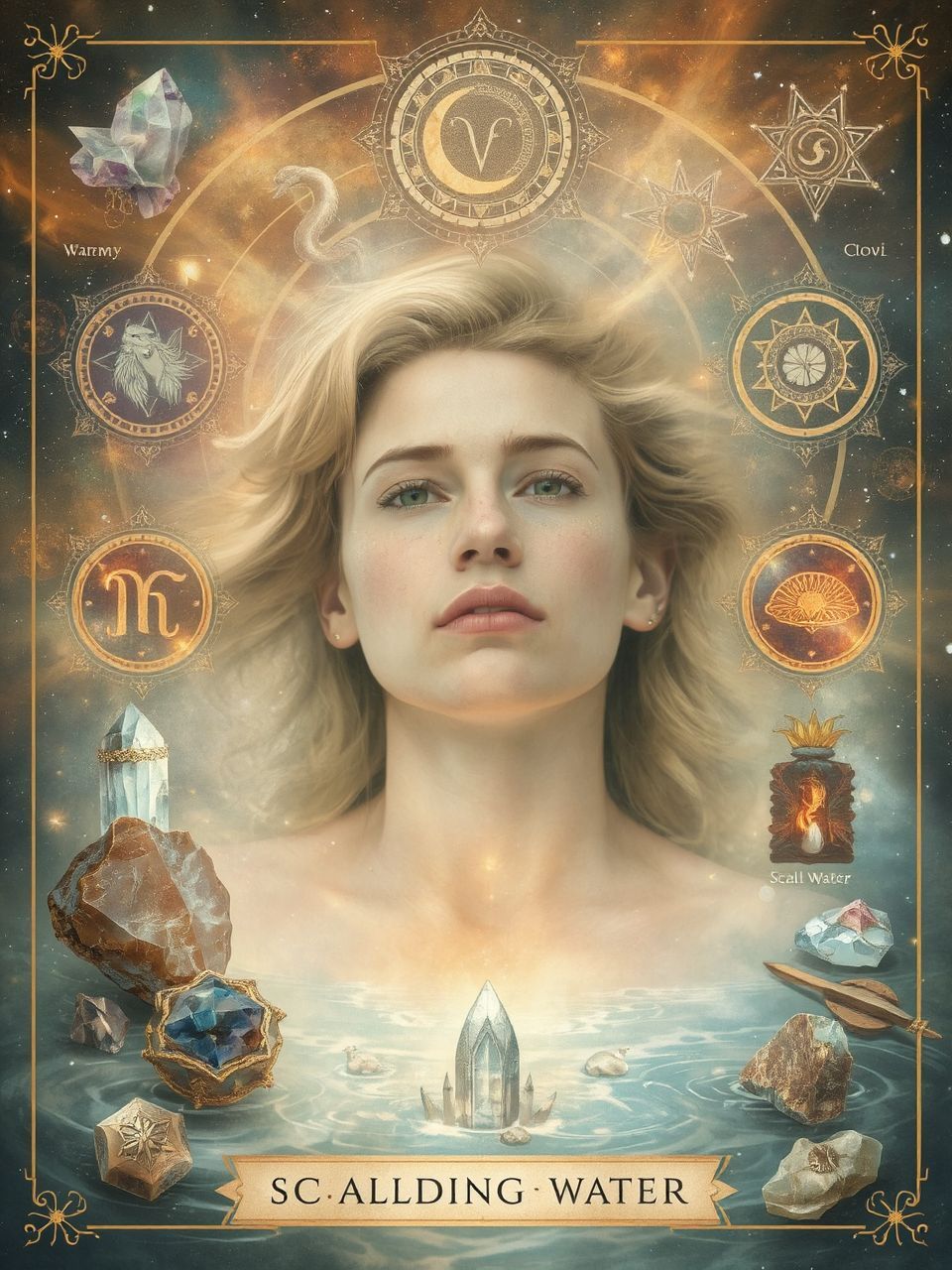 Az égető víz a szenvedély és a változás jele.