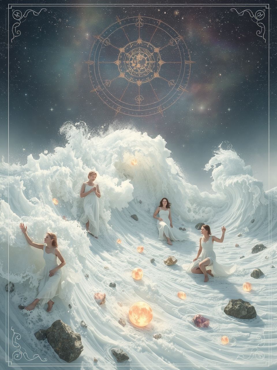 A víz színe és állapota érzelmi állapotokat tükröz.