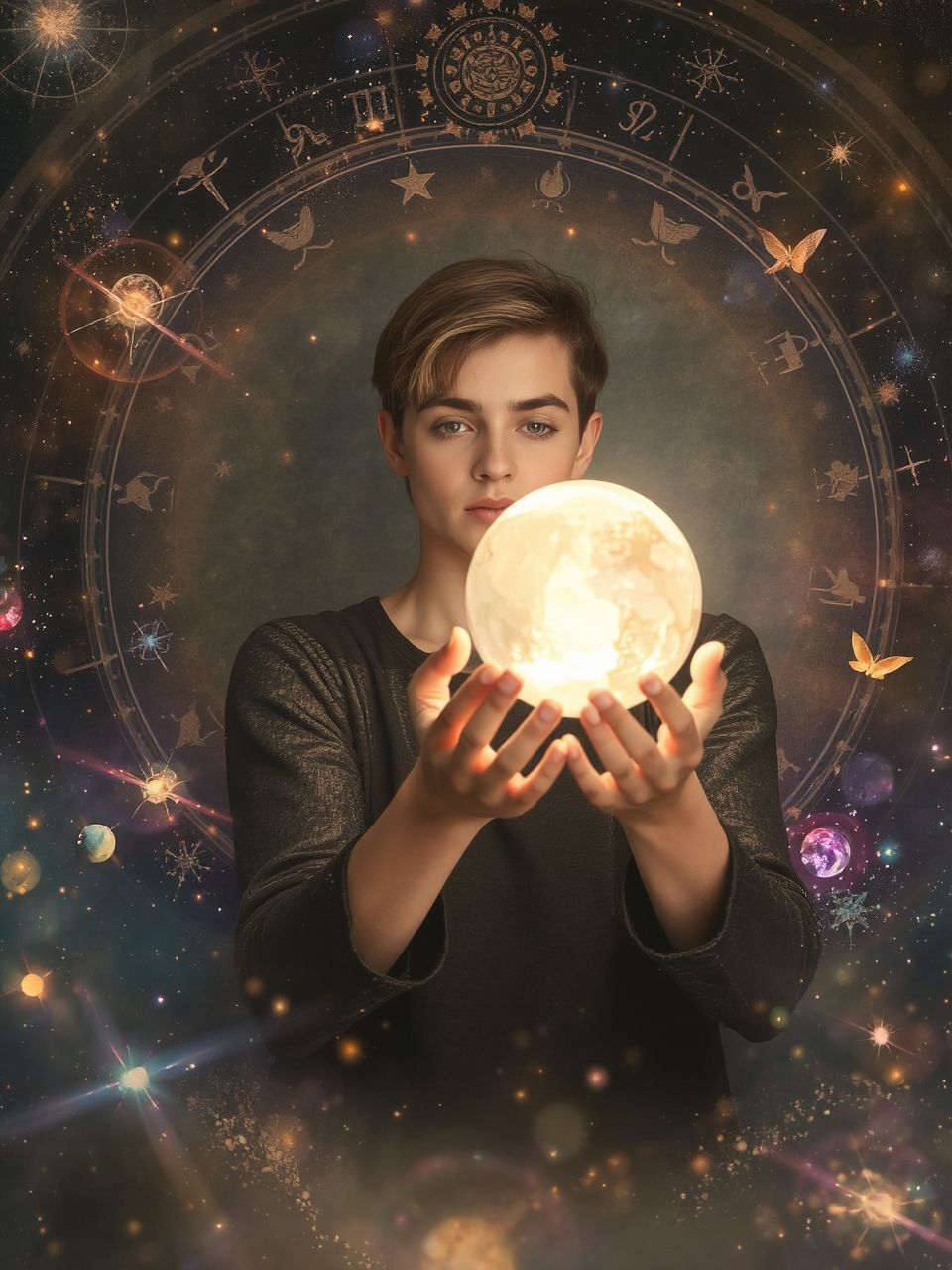 A labda az élet játékának folyamatos változásait szimbolizálja.