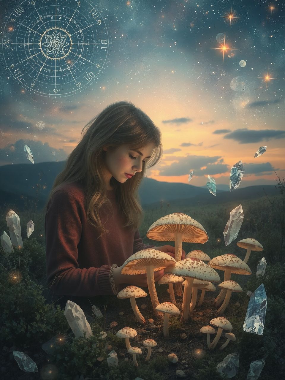 A gombák szellemek útjelzőiként szerepelnek a néphiedelmekben.