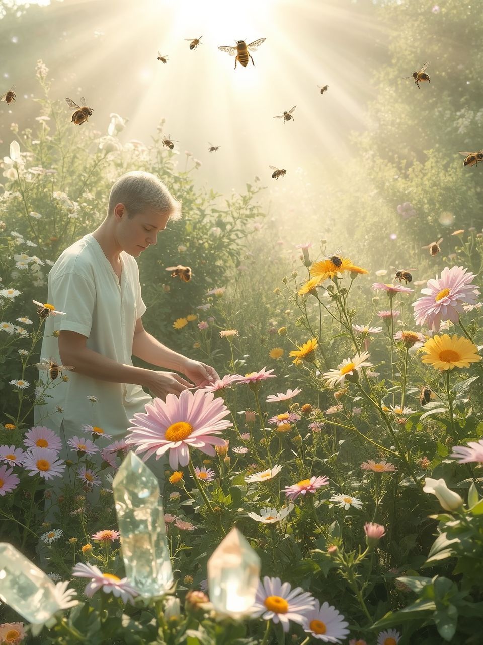 A méhek gazdagítják a kerteket és az ökoszisztémát.