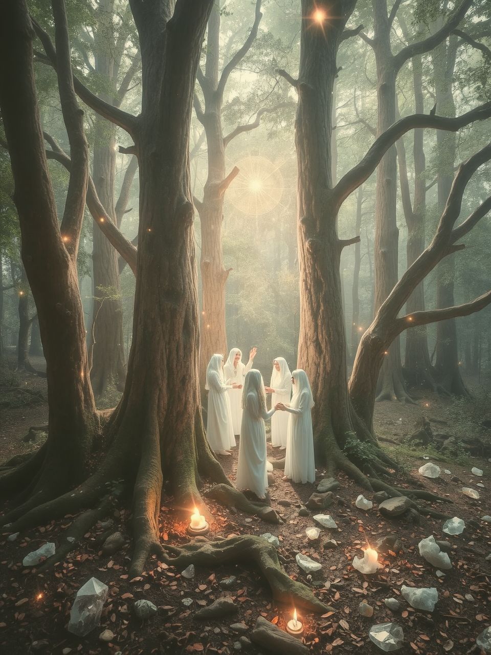 Az öreg fák szellemi energiája gyógyító hatással bír.