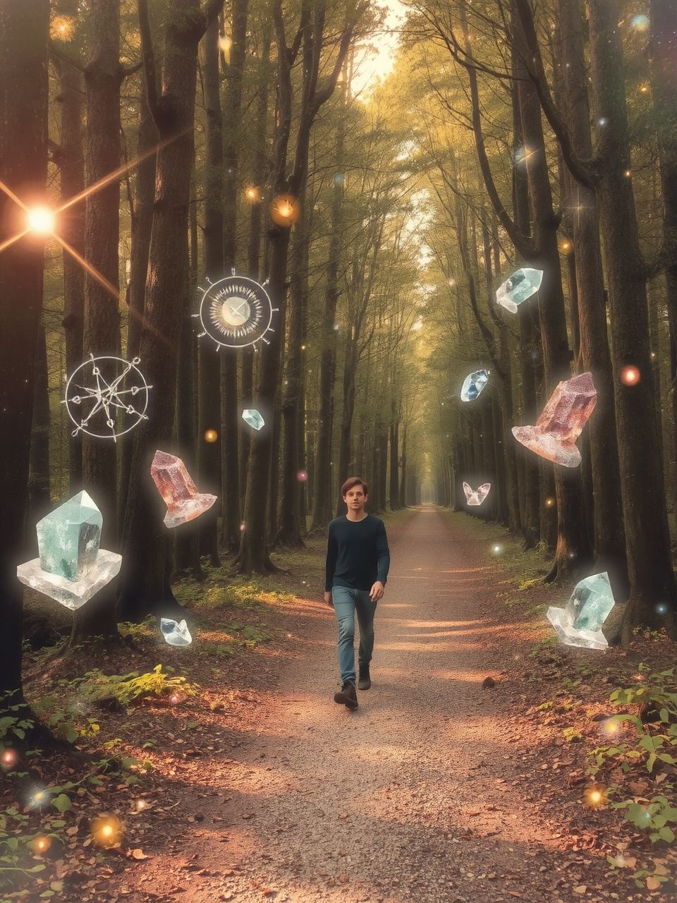 A séta segít a tudatosság és a belső csend elérésében.