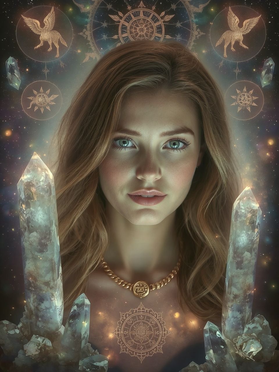 A Sorsistennő Keresztje a sorsunkkal való kapcsolatot jelképezi.