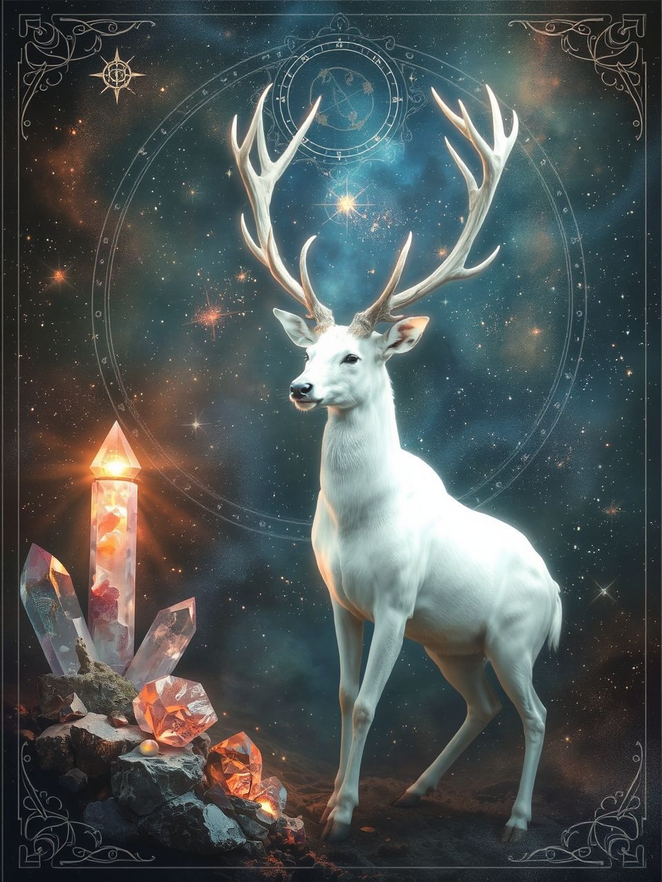 A szarvas a szívcsakra energiájának szimbóluma és kifejezője.